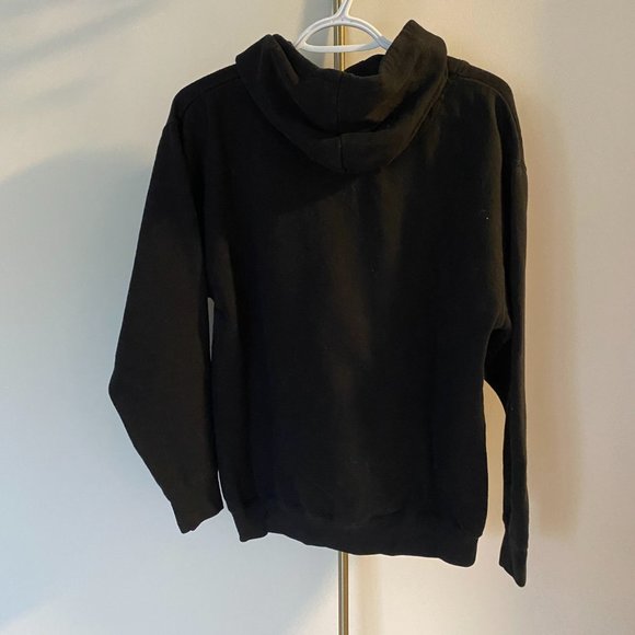 Medium Cross Colours Tupac Blue Bandana Black Hoodie - Picture 3 of 4